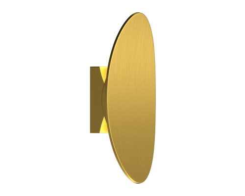 Настенный светодиодный светильник OVAL Brushed gold