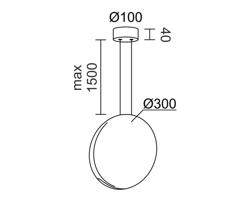 Подвесной светодиодный светильник Ledron 9203P/1D CFFEE