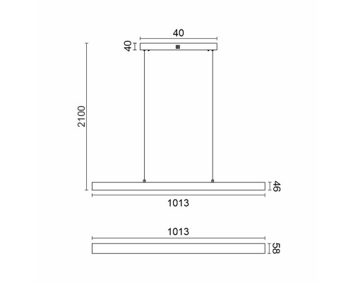 Подвесной светодиодный светильник из алебастра GENEVA L100