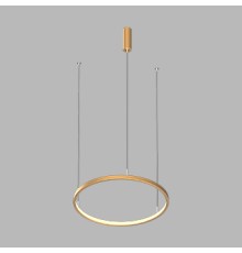 Подвесной светодиодный светильник LED ROUND R400 Brushed Gold