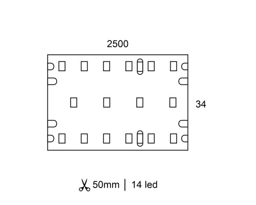 Светодиодная лента Ledron D8280-WW-824S 3000K