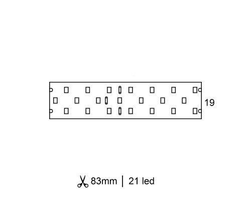 Светодиодная лента Ledron D8252WW 3000K