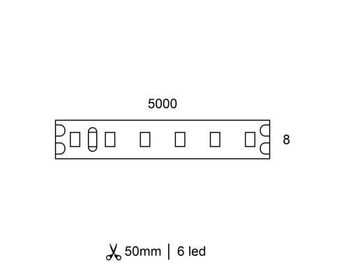 Светодиодная лента Ledron D8120 3000K