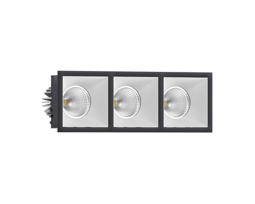 Встраиваемый светодиодный светильник Ledron RISE KIT 3 LED 4000K Black-White