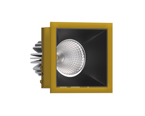 Встраиваемый светодиодный светильник Ledron RISE KIT 1 LED 3000K Gold-Black