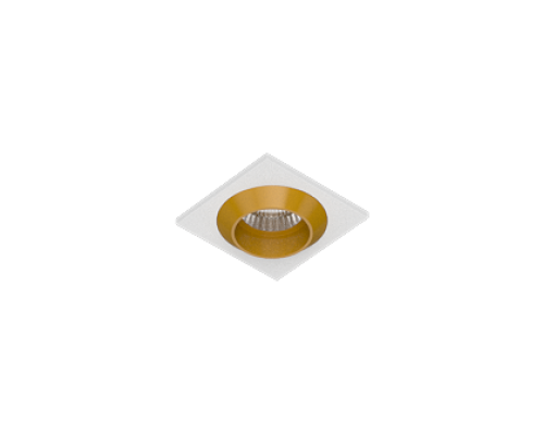 Встраиваемый светодиодный светильник Ledron GIZA MINI SQ White-Gold