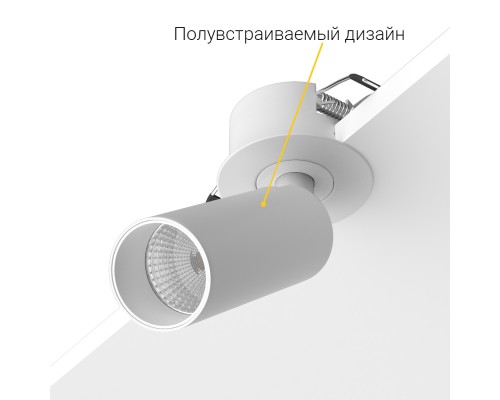 Светодиодный поворотный светильник SAGITONY R BASIC S40 White TRIAC 4000K