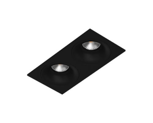 Встраиваемый светильник под сменную лампу Ledron MJ1003 SQ2 Black