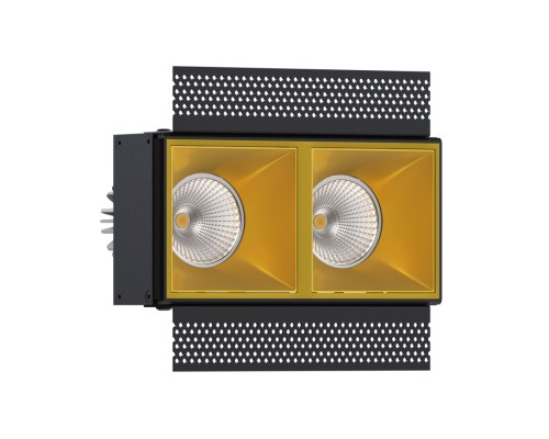 Встраиваемый светодиодный светильник Ledron RISE SQ H KIT2 LED 3K Gold