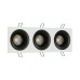Встраиваемый светильник под сменную лампу Ledron AO1501091 SQ3 White-Black