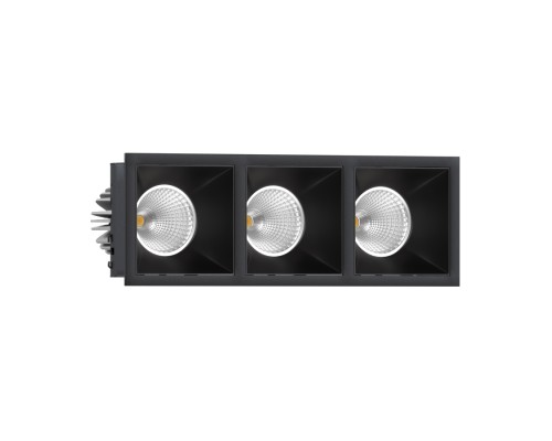 Встраиваемый светодиодный светильник Ledron RISE KIT 3 LED 3000K Black