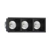 Встраиваемый светодиодный светильник Ledron RISE KIT 3 LED 3000K Black