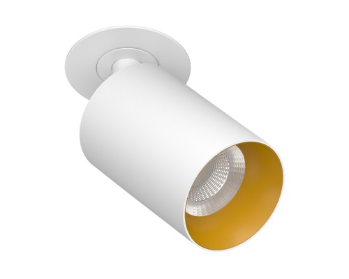 Встраиваемый поворотный светодиодный светильник Ledron SAGITONY R BASIC S60 White-Gold TRIAC