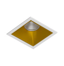 Встраиваемый светодиодный светильник Ledron RISE KIT 1 LED 3000K White-Gold