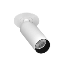 Встраиваемый поворотный светодиодный светильник Ledron SAGITONY R BASIC S40 White-Black TRIAC