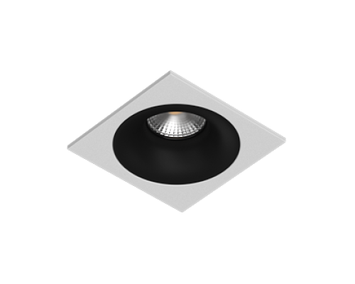 Встраиваемый светильник под сменную лампу Ledron MJ1003 SQ White-Black
