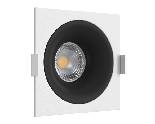 Встраиваемый светильник под сменную лампу Ledron MJ1003 SQ White-Black