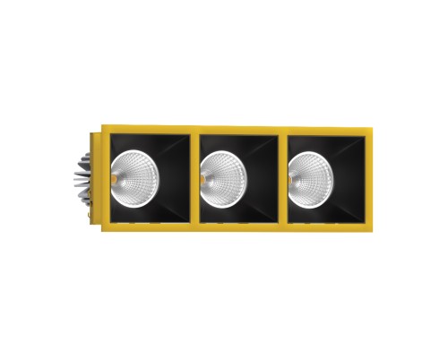 Встраиваемый светодиодный светильник Ledron RISE KIT 3 LED 4000K Gold-Black