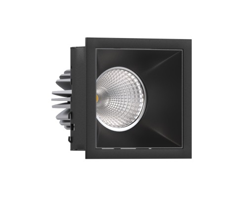 Встраиваемый светодиодный светильник Ledron RISE KIT 1 LED 3000K Black