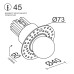 Встраиваемый светодиодный светильник Ledron SL74214/7W