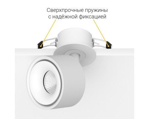 Светодиодный поворотный светильник SAGITONY R BASIC S75 White TRIAC 4000K