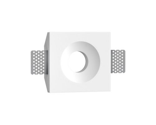 Встраиваемый гипсовый светильник под сменную лампу LUMI SQ1 105x113 D72