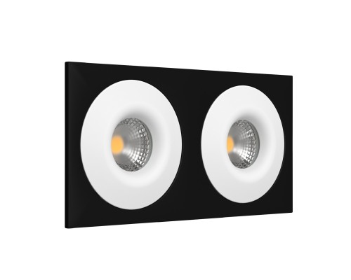 Встраиваемый светильник под сменную лампу Ledron AO1501001 SQ2 Black-White