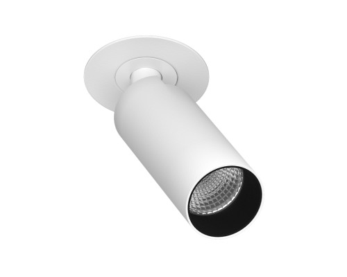 Встраиваемый поворотный светодиодный светильник Ledron SAGITONY R BASIC S40 White-Black TRIAC