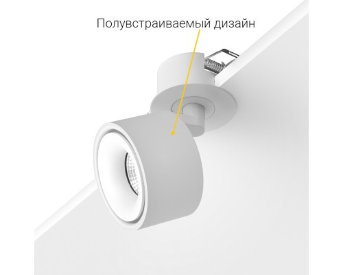 Светодиодный поворотный светильник SAGITONY R BASIC S75 White TRIAC 4000K