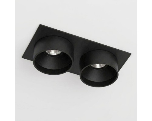 Встраиваемый светильник под сменную лампу Ledron KEA SQ2 Black