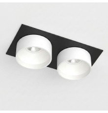 Встраиваемый светильник под сменную лампу Ledron KEA SQ2 Black-White