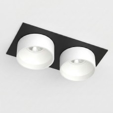 Встраиваемый светильник под сменную лампу Ledron KEA SQ2 Black-White