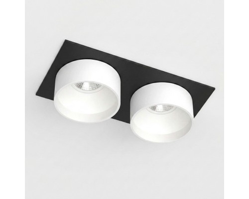 Встраиваемый светильник под сменную лампу Ledron KEA SQ2 Black-White