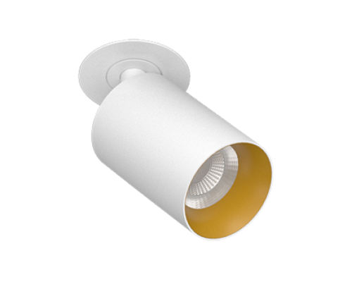 Встраиваемый поворотный светодиодный светильник Ledron SAGITONY R BASIC S60 White-Gold TRIAC
