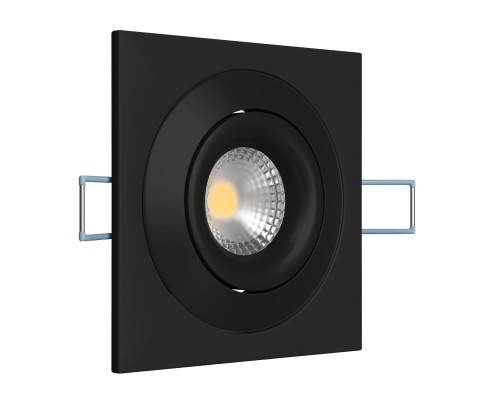 Встраиваемый поворотный светильник под сменную лампу Ledron AO1501006 SQ Black