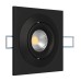 Встраиваемый поворотный светильник под сменную лампу Ledron AO1501006 SQ Black