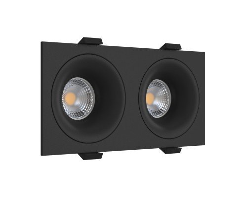 Встраиваемый светильник под сменную лампу Ledron MJ1003 SQ2 Black