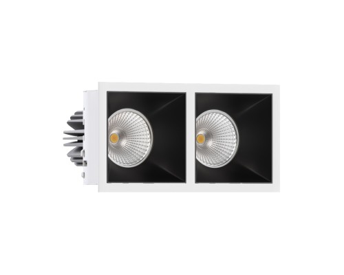 Встраиваемый светодиодный светильник Ledron RISE KIT 2 LED 3000K White-Black