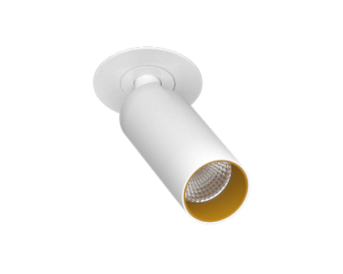 Встраиваемый поворотный светодиодный светильник Ledron SAGITONY R BASIC S40 White-Gold TRIAC