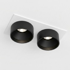 Встраиваемый светильник под сменную лампу Ledron KEA SQ2 White-Black