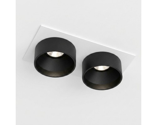 Встраиваемый светильник под сменную лампу Ledron KEA SQ2 White-Black