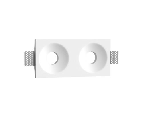 Встраиваемый гипсовый светильник под сменную лампу LUMI SQ2 111x235 D85