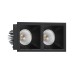 Встраиваемый светодиодный светильник Ledron RISE KIT 2 LED 3000K Black