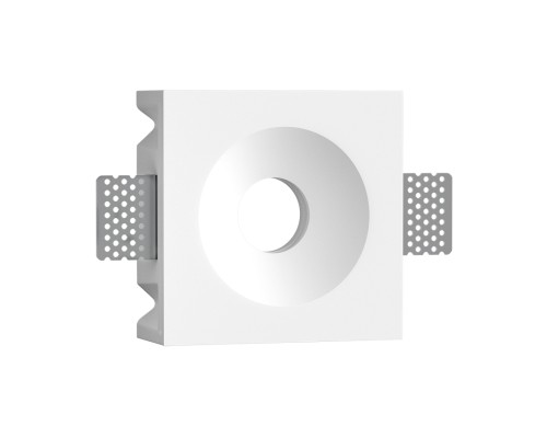 Встраиваемый гипсовый светильник под сменную лампу LUMI SQ1 125x125 D80