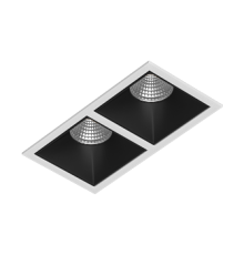 Встраиваемый светодиодный светильник Ledron RISE KIT 2 LED 3000K White-Black