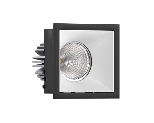 Встраиваемый светодиодный светильник Ledron RISE KIT 1 LED 4000K Black-White