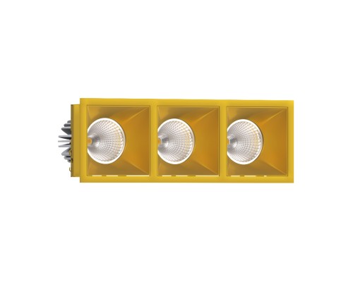 Встраиваемый светодиодный светильник Ledron RISE KIT 3 LED 4000K Gold
