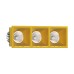 Встраиваемый светодиодный светильник Ledron RISE KIT 3 LED 4000K Gold