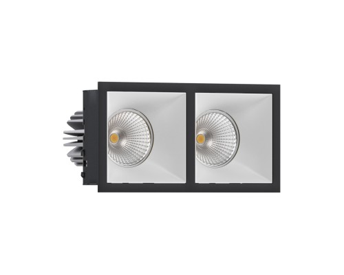 Встраиваемый светодиодный светильник Ledron RISE KIT 2 LED 4000K Black-White
