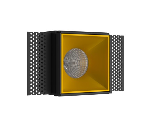 Встраиваемый светодиодный светильник Ledron RISE SQ H KIT1 LED 4K Gold